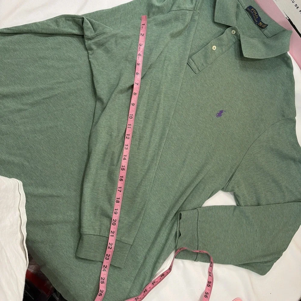 Polo Ralph Lauren Men's Long Sleeve Collared Shirt‎ Mint 3xlt 509